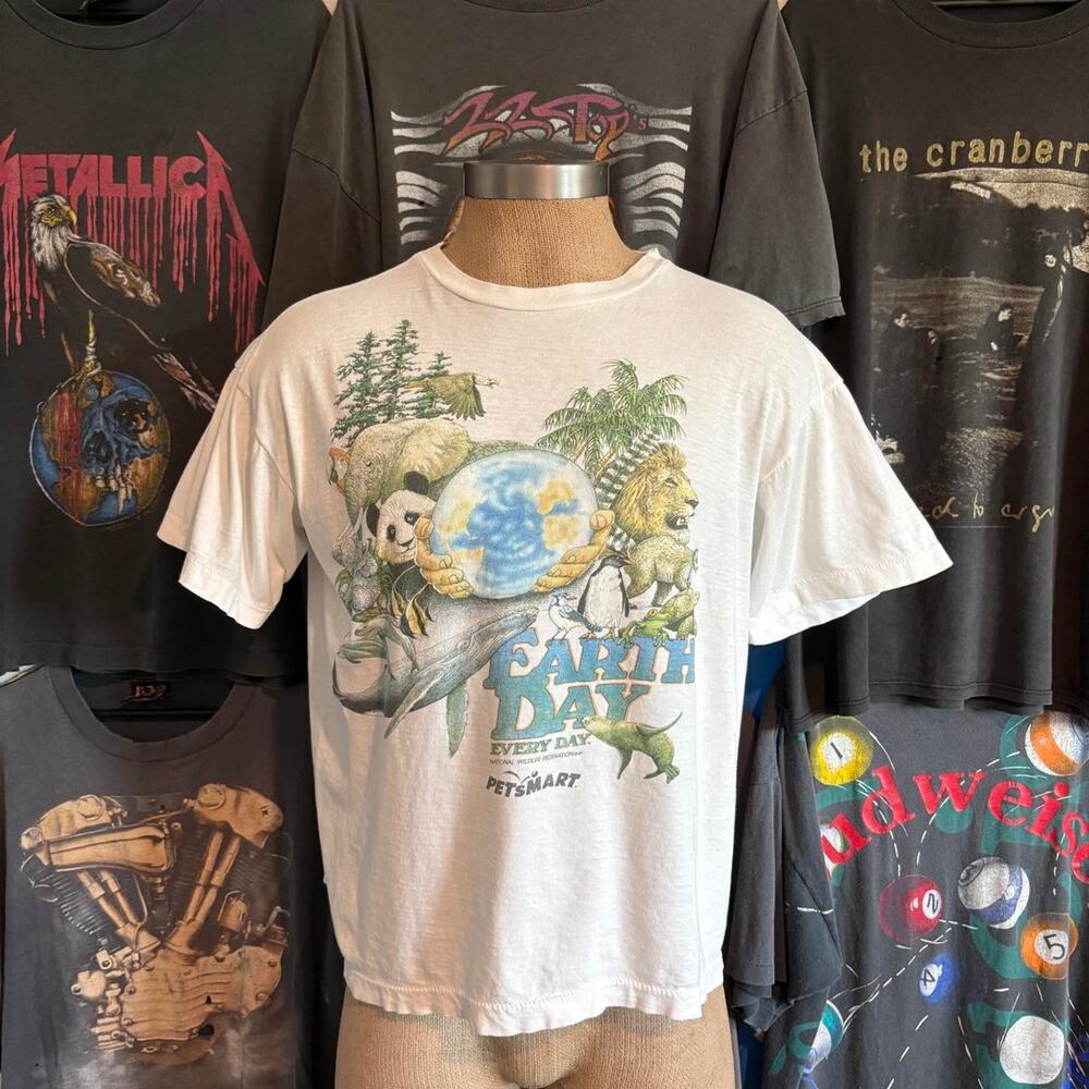 Vintage 1990s earth day Nature T-shirt